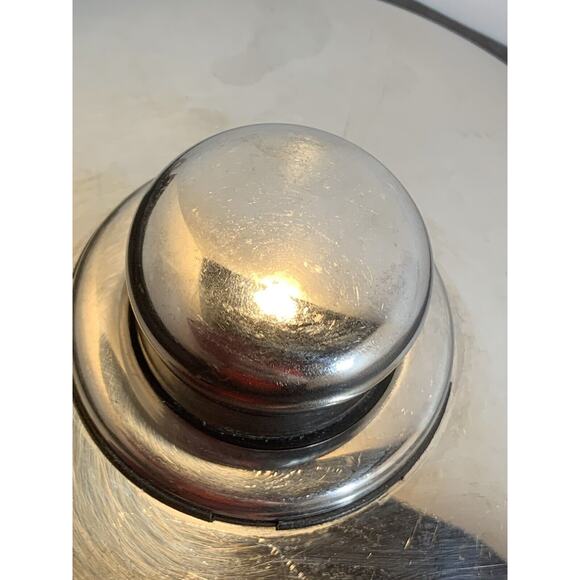 Crofton Silver Pot Replacement Lid 7 inch Handle Round Kitchenware See Pics Read - Picture 7 of 9